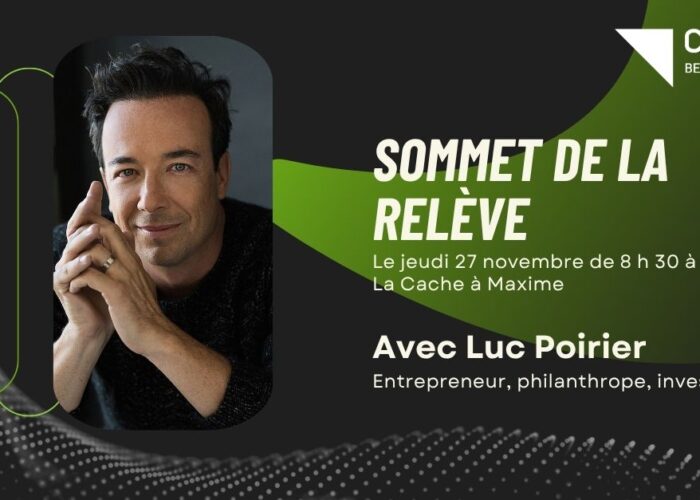 Sommet de la relève avec Luc Poirier